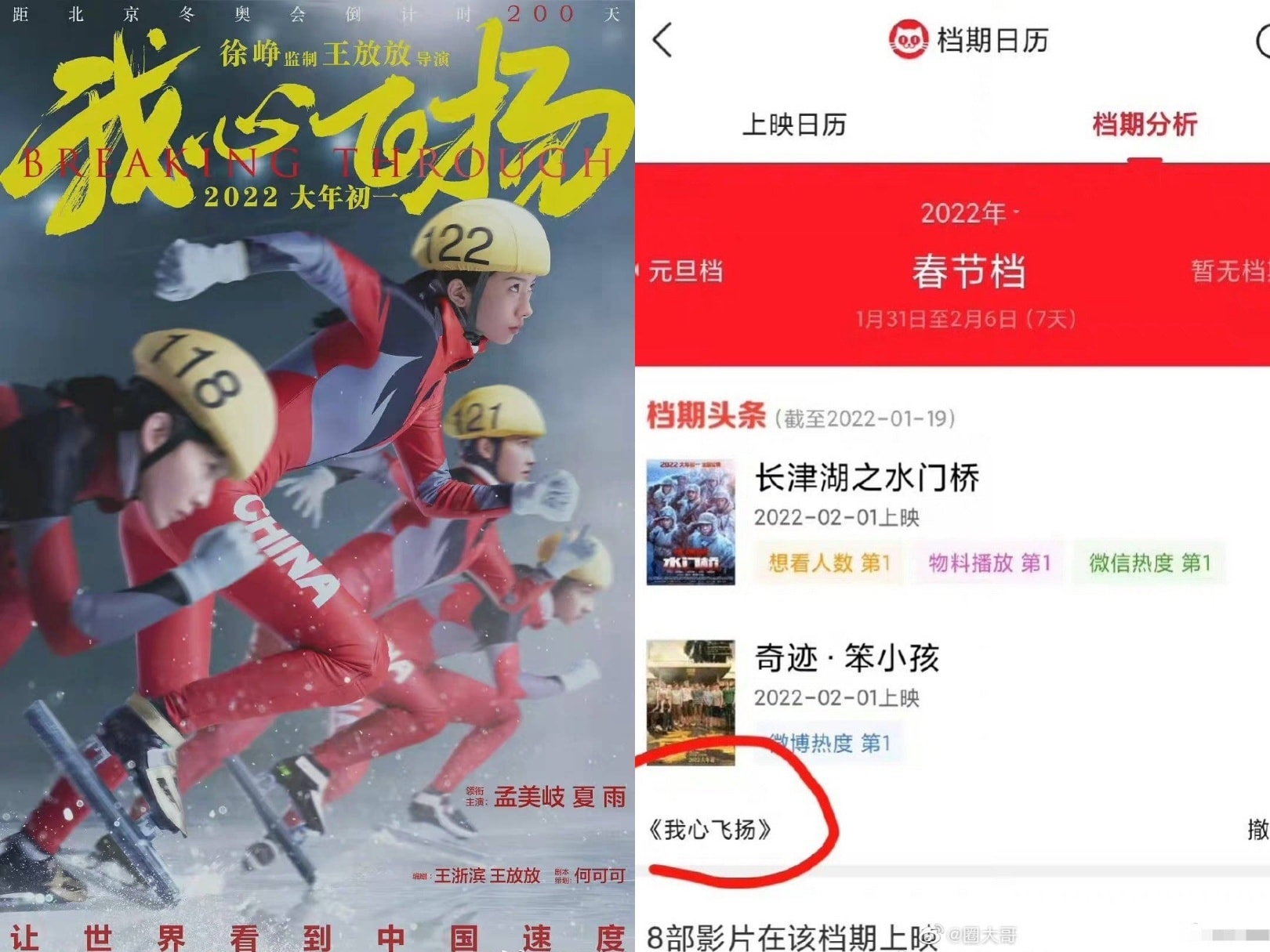 Blogger đưa tin, bộ phim 'Breaking Through' với sự tham gia diễn chính của Mạnh Mỹ Kỳ và Hạ Vũ hiện đã bị hủy lịch chiếu vào dịp Tết