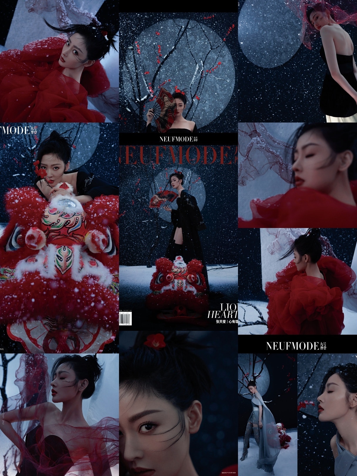 Trương Thiên Ái trên bìa tạp chí điện tử Neufmode