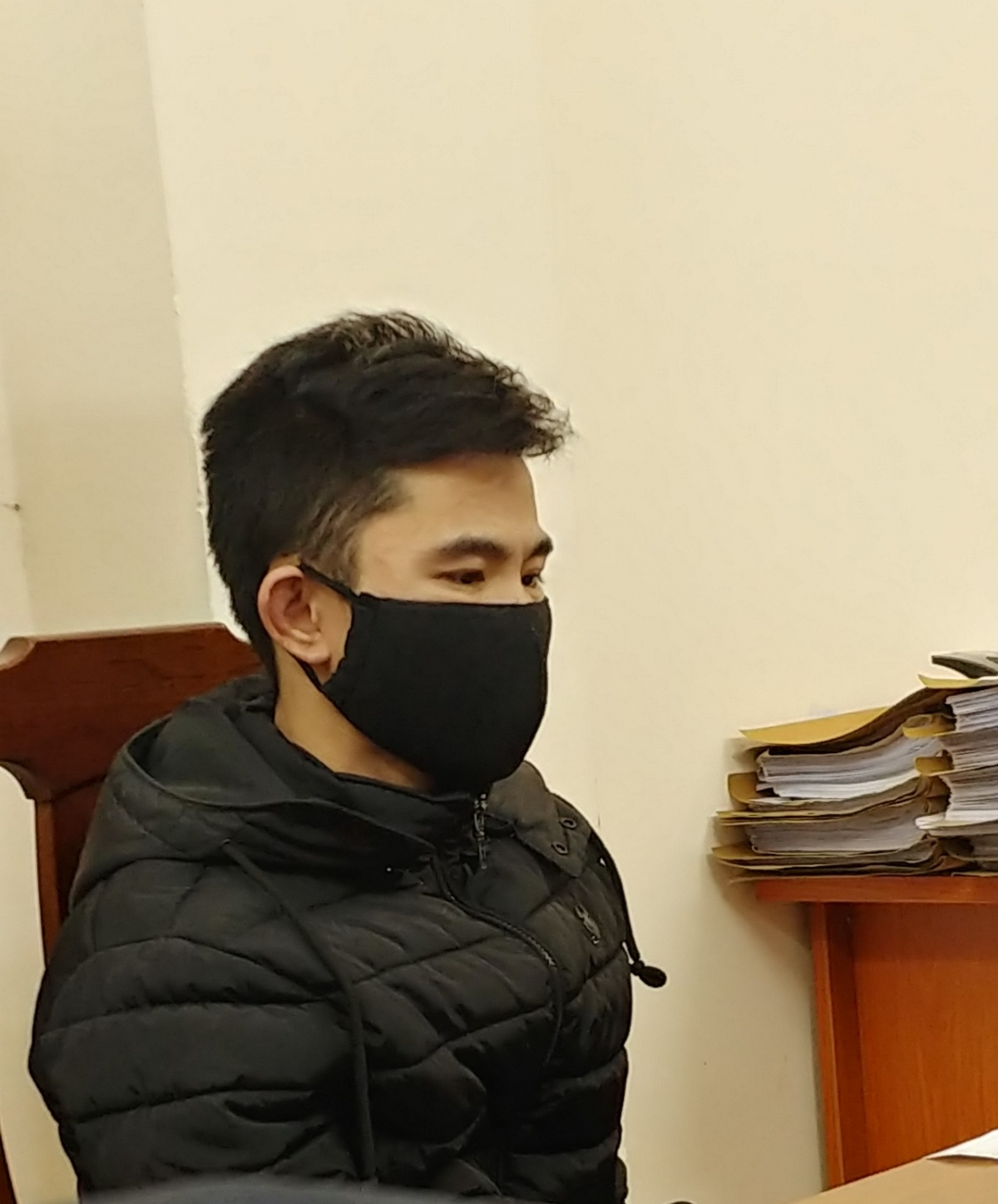 Bị can Nguyễn Trung Huyên