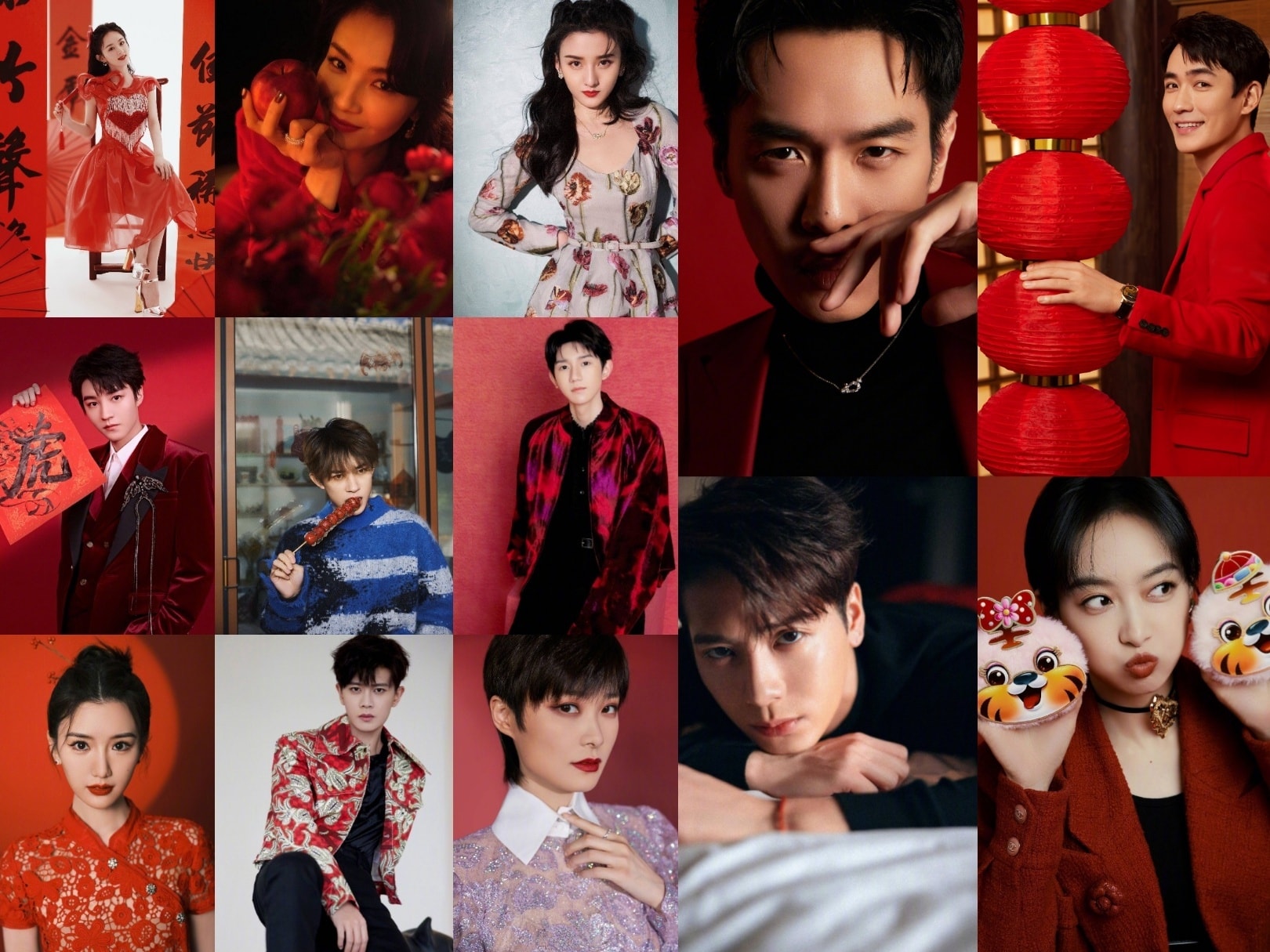 Các nghệ sĩ tham gia biểu diễn Xuân Vãn của đài CCTV