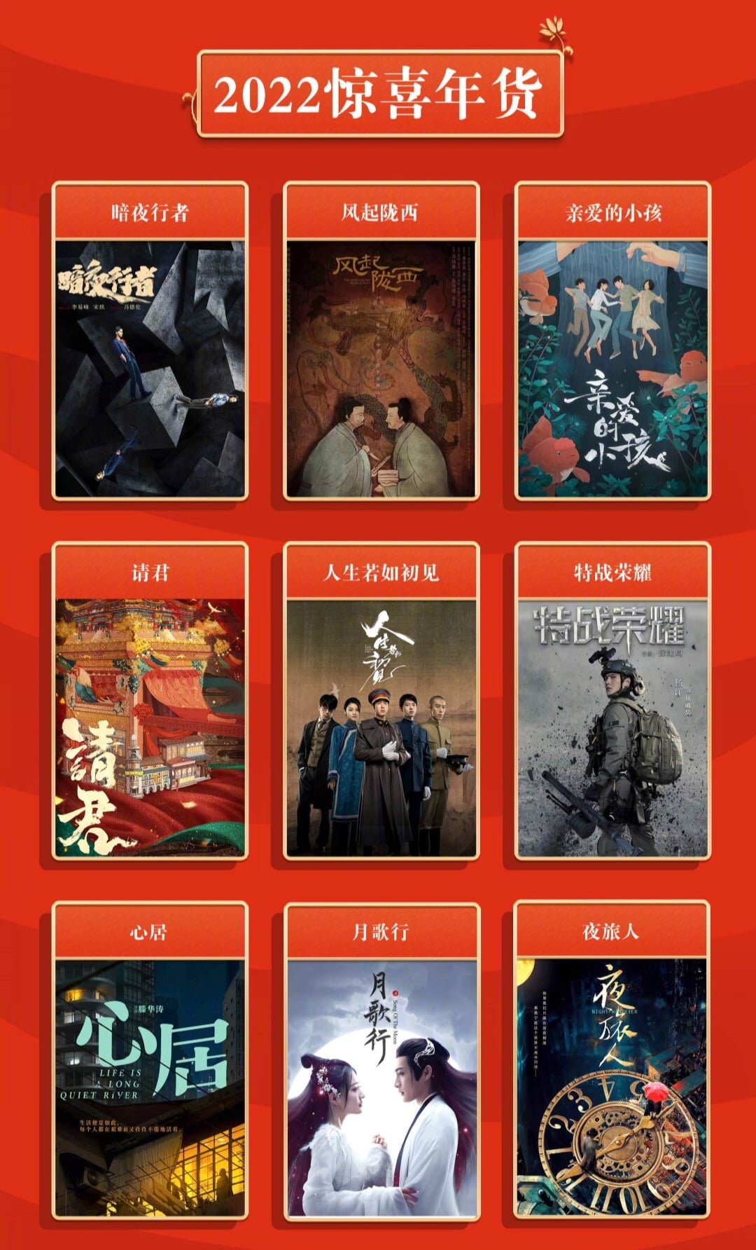 Danh sách chiếu bất ngờ của IQIYI trong năm mới