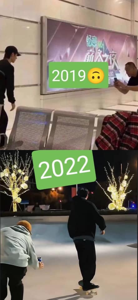 Tối qua, Vương Nhất Bác đã cập nhật lên Douyin video mới, ghi lại khoảnh khắc tự do, tự tại trên ván trượt