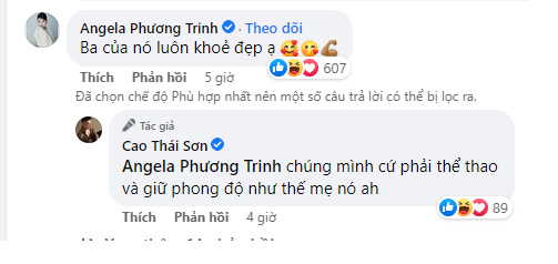 Angela Phương Trinh để lại bình luận khen visual của bạn trai. Cách xưng hô của cả hai cho thấy tình cảm vẫn vô cùng tốt đẹp Angela Phương Trinh để lại bình luận khen visual của bạn trai. Cách xưng hô của cả hai cho thấy tình cảm vẫn vô cùng tốt đẹp