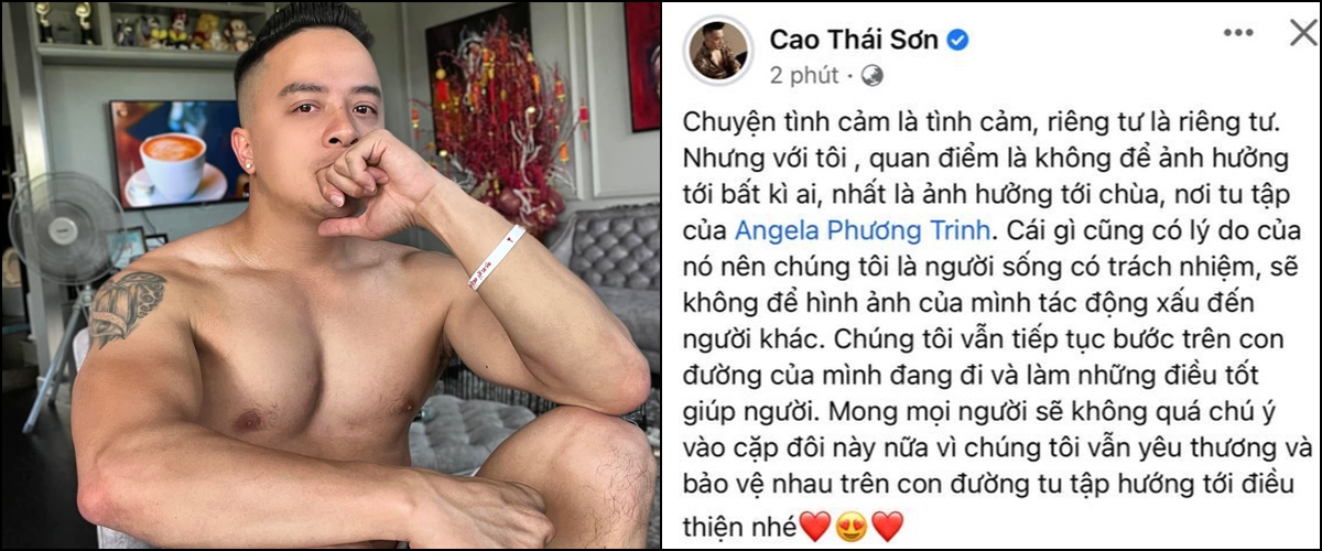 Chuyện tình cảm như 'trò đùa', Cao Thái Sơn đăng đàn 'réo' thẳng tên Angela Phương Trinh, CDM chán ngán 2
