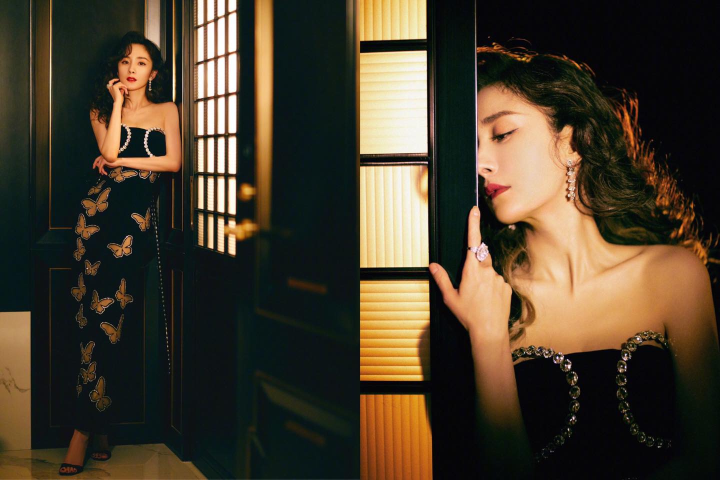 Tạo hình chuẩn quý cô cổ điển của Dương Mịch tại sự kiện 'Nghìn lẻ một đêm' diễn ra vào hôm nay