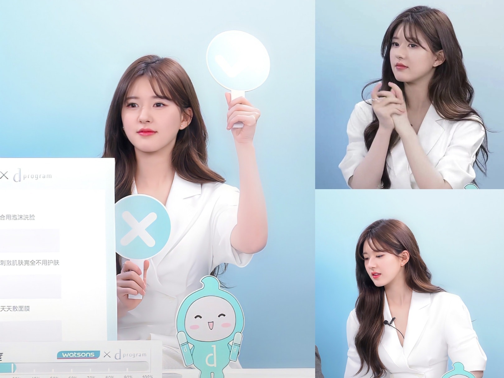 Triệu Lộ Tư trong sự kiện livestream thương hiệu diễn ra mới đây