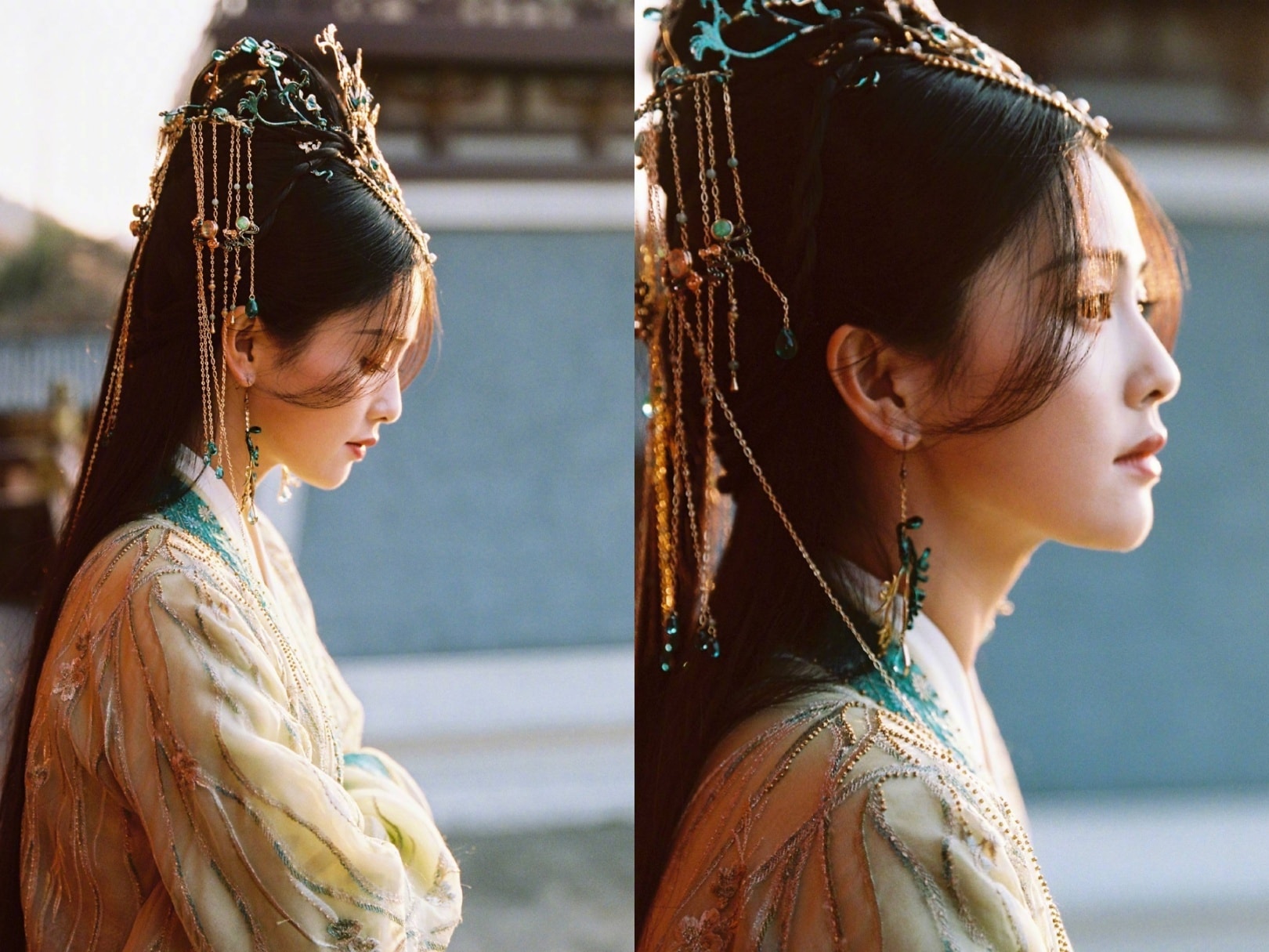 Bạch Lộc đăng 2 ảnh trong 'Trường Nguyệt Tẫn Minh' mừng weibo đạt 15 triệu người theo dõi