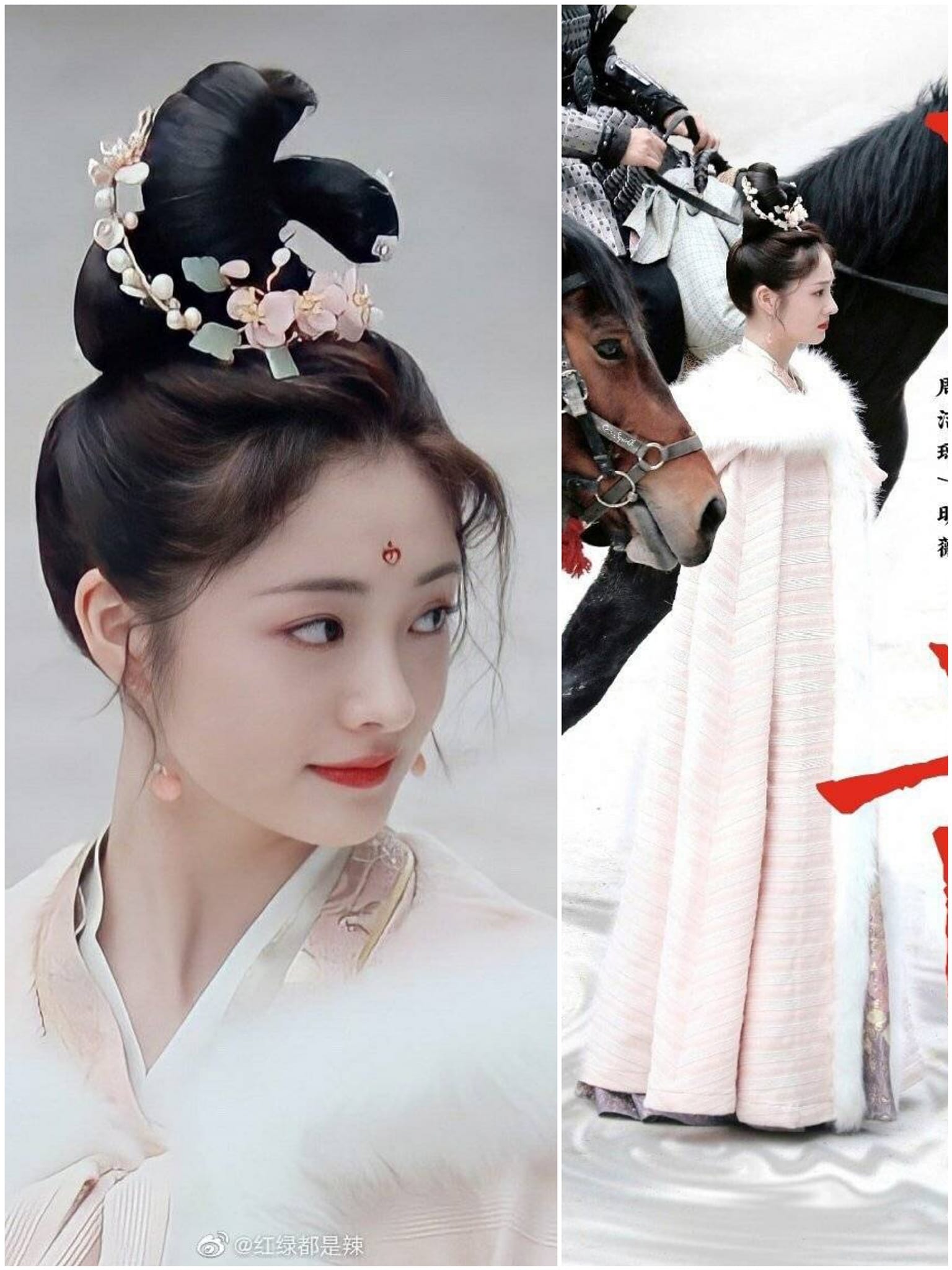 Chu Khiết Quỳnh tại hậu trường bộ phim 'Ảnh Đế Của Công Chúa. Một vài dưa cho biết bộ phim sẽ được phát sóng vào 16/3 