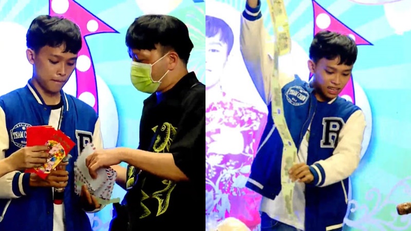 Tiết mục rút tiền từ bánh kem hay trao phong bì “lớp xếp lớp” khiến nhiều người choáng ngợp