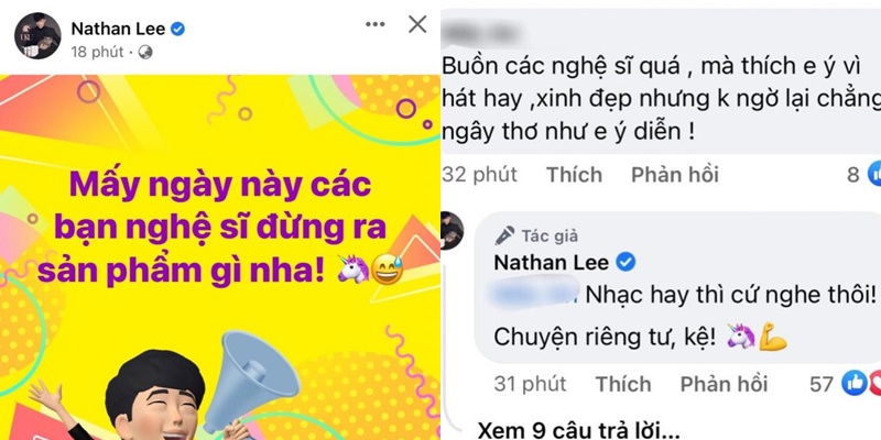 Nathan Lee có tuyên bố thẳng giữa bê bối tiểu tam, tỏ rõ thái độ khác xa tưởng tưởng của dân mạng Nathan Lee có tuyên bố thẳng giữa bê bối tiểu tam, tỏ rõ thái độ khác xa tưởng tưởng của dân mạng