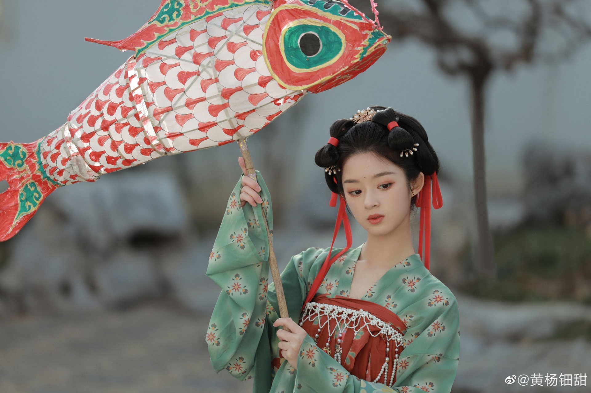 Nhan sắc tựa tiên tử của sao nhí Hoàng Dương Điềm Điềm trong tạo hình cổ trang.