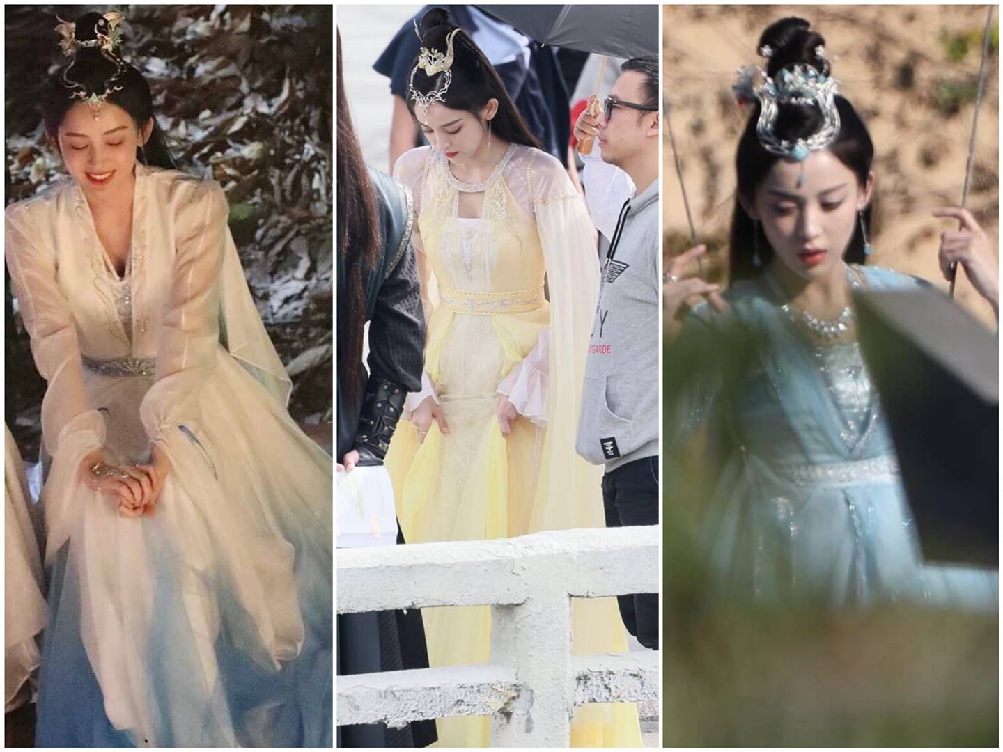 Tạo hình cổ trang Cổ Lực Na Trát , hậu trường bộ phim 'Tuyết Ưng Lĩnh Chủ'