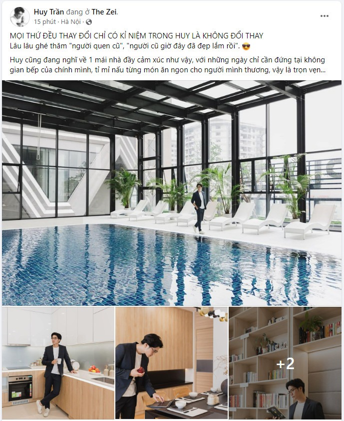 Huy Trần đăng tải hình ảnh đi xem nhà tại Hà Nội Huy Trần đăng tải hình ảnh đi xem nhà tại Hà Nội