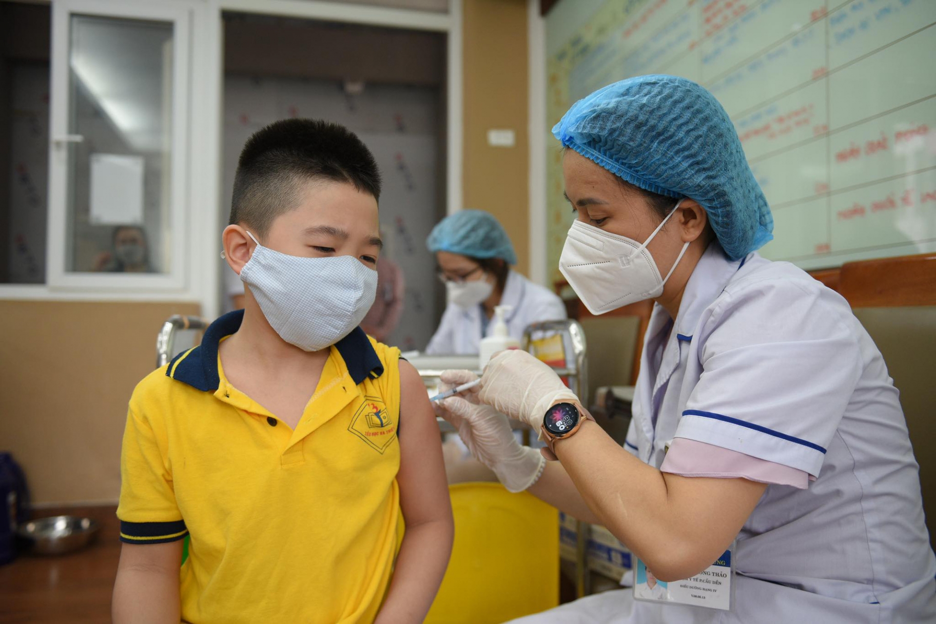 Số trẻ từ 5 đến dưới 12 tuổi ở Việt Nam đã được tiêm vaccine phòng COVID-19? 1 Số trẻ từ 5 đến dưới 12 tuổi ở Việt Nam đã được tiêm vaccine phòng COVID-19? 1