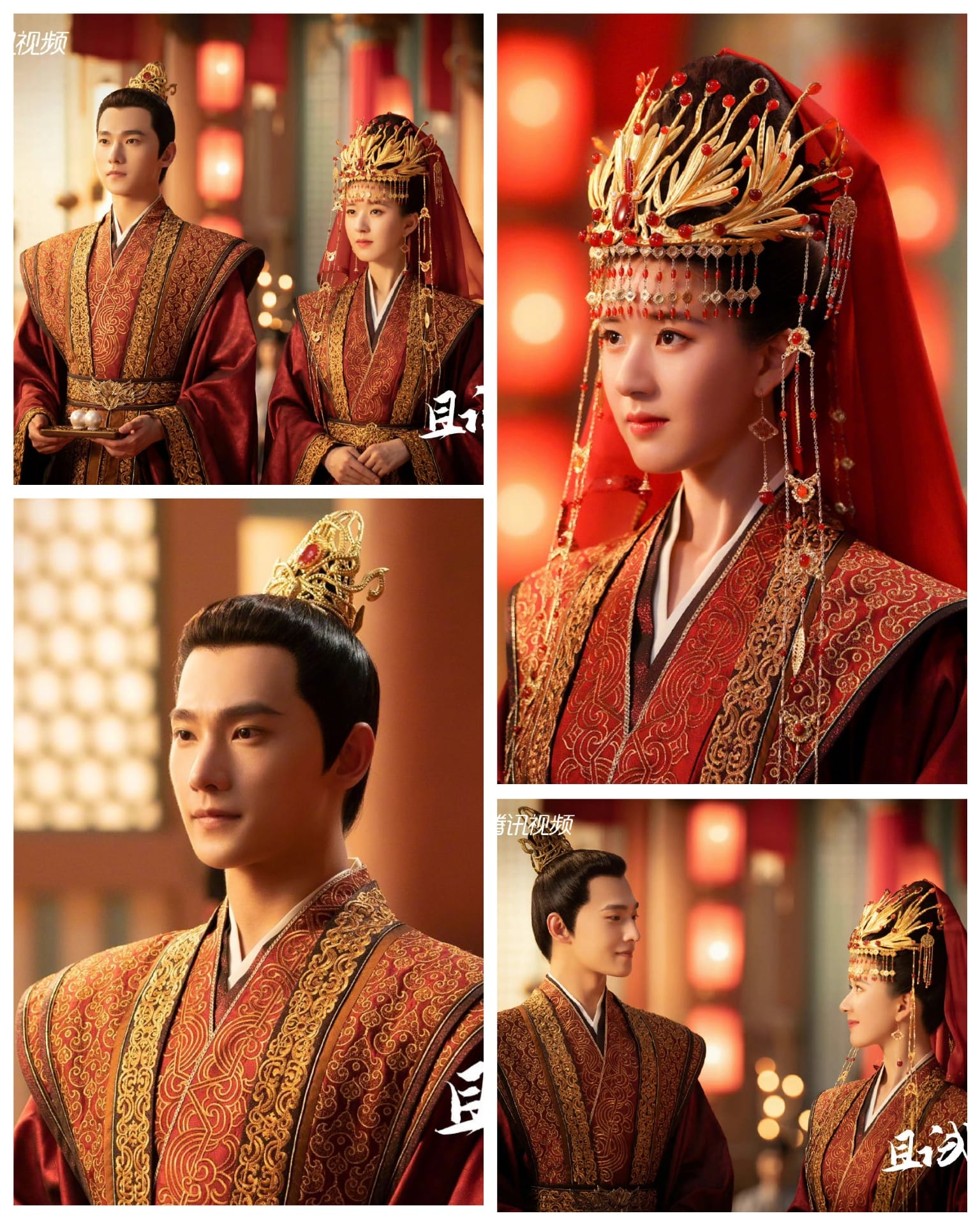 Tạo hình tập tối nay của hai diễn viên chính bộ phim Tranh Thiên Hạ