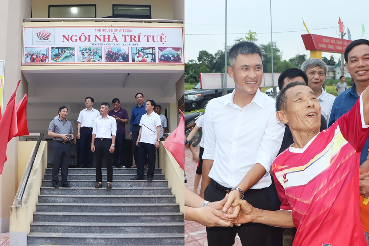 Công Vinh ghé thăm Hà Tĩnh và nhận được sự chào đón nồng nhiệt từ bà con Công Vinh ghé thăm Hà Tĩnh và nhận được sự chào đón nồng nhiệt từ bà con