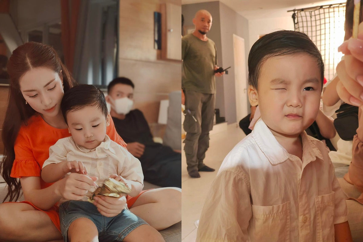 Hòa Minzy được quý tử hộ tống đi làm