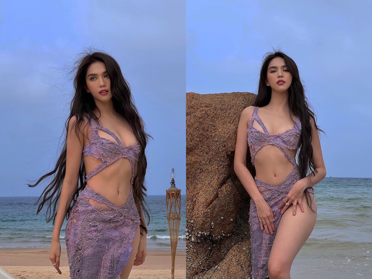 Cư dân mạng sôi sục trước sự việc Ngọc Trinh diện váy đạo nhái với thương hiệu Ren