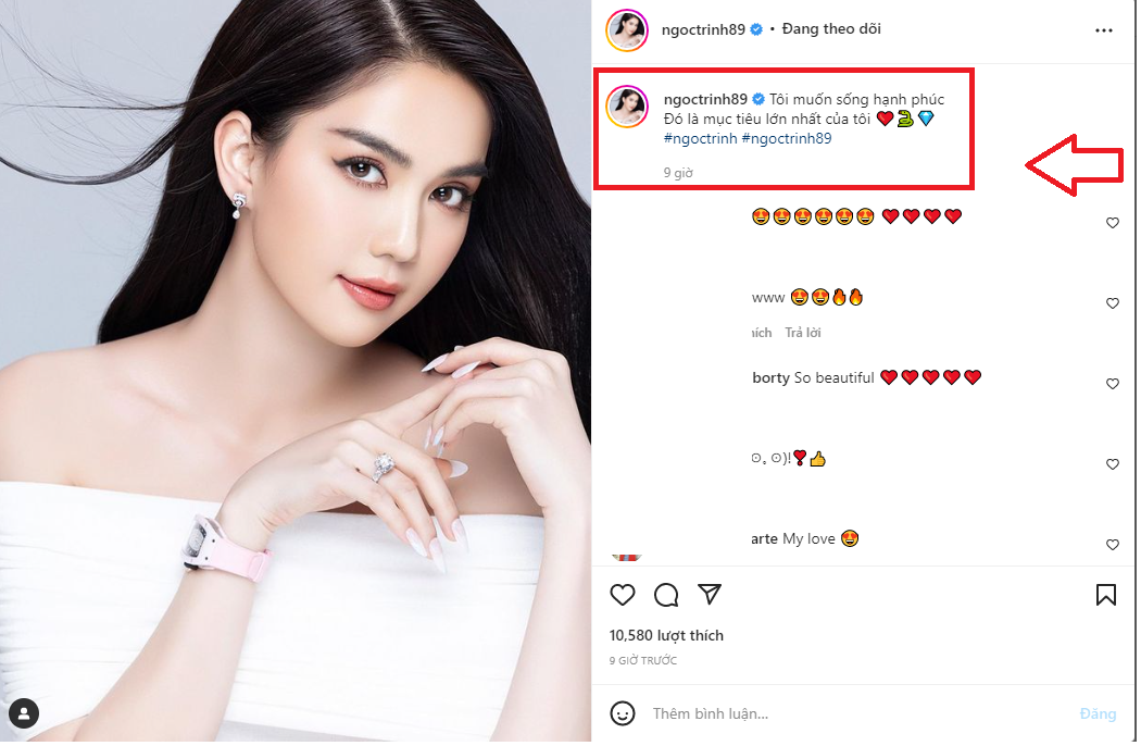 Ngọc Trinh có bài đăng đầy ẩn ý khiến dân tình bán tín bán nghi cô muốn lui về ở ẩn, tránh xa showbiz xô bồ