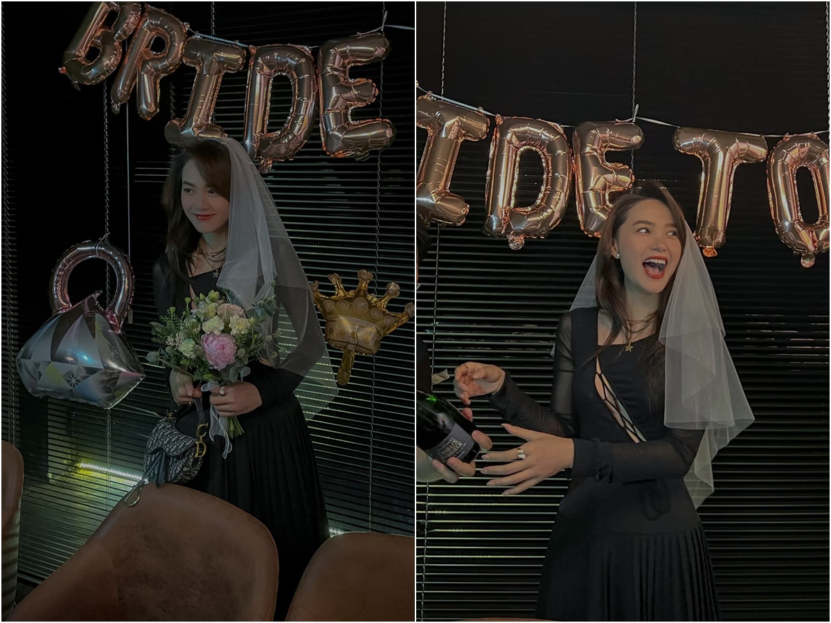 Minh Hằng chính thức thoát 'kiếp FA' khi tham gia vào sự kiện chia tay độc thân do hội bạn thân tổ chức