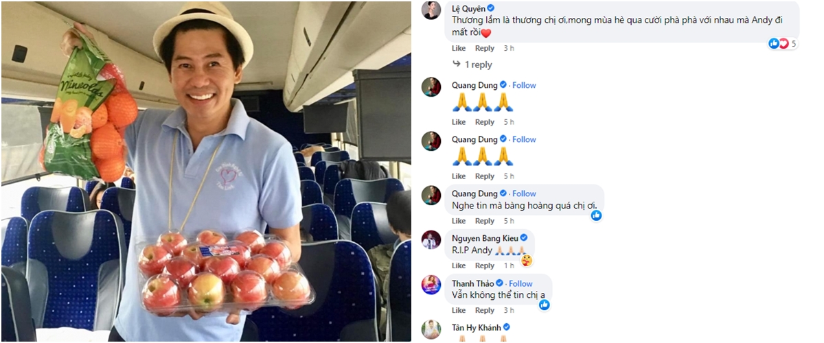 Loạt ca sĩ nổi đình nổi đám như Quang Dũng, Lệ Quyên, Thanh Thảo không giấu nổi nỗi đau mất mát