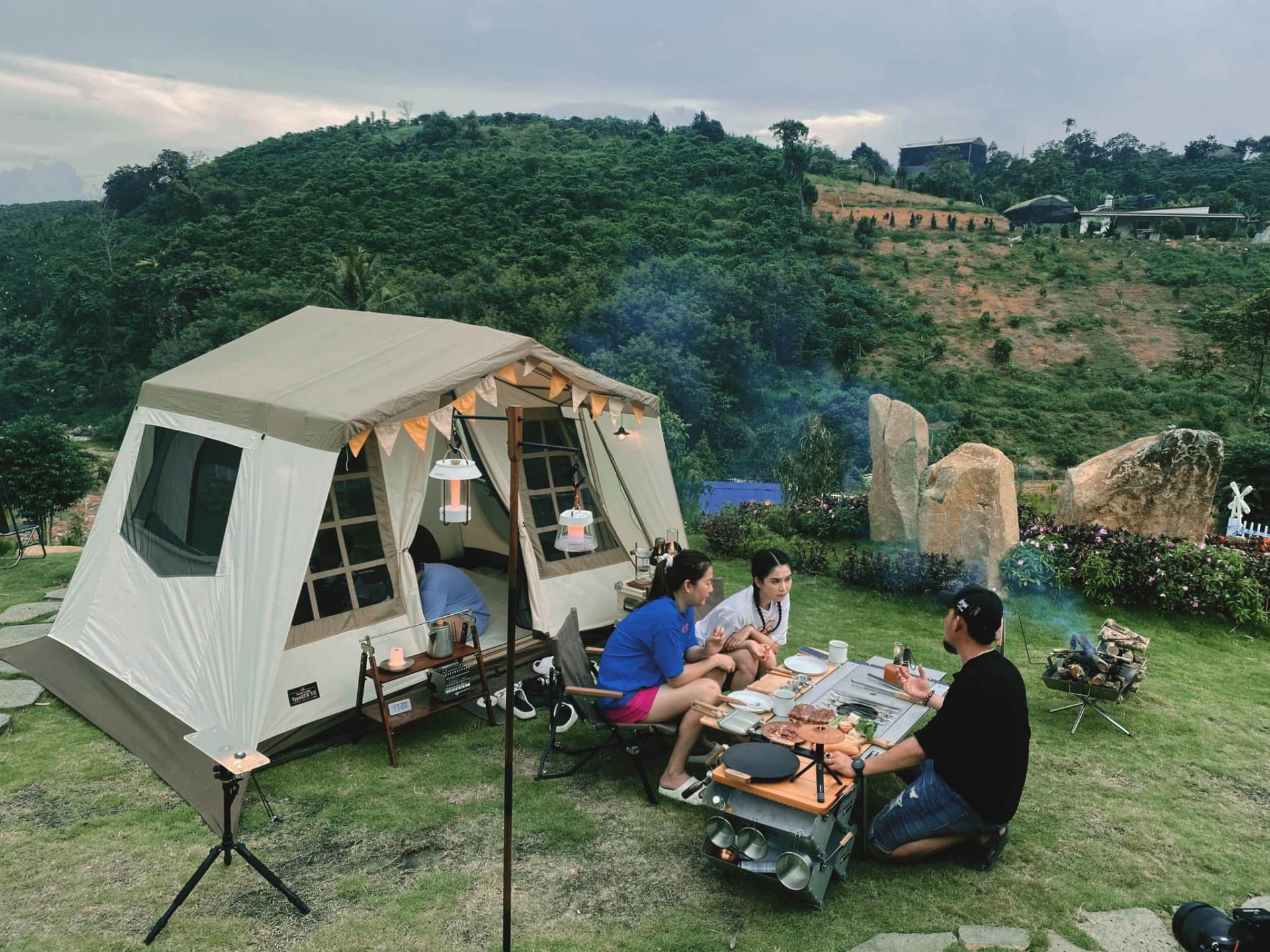 Diện tích không rộng 11ha như nữ người mẫu chia sẻ mà chỉ là 1,1 ha