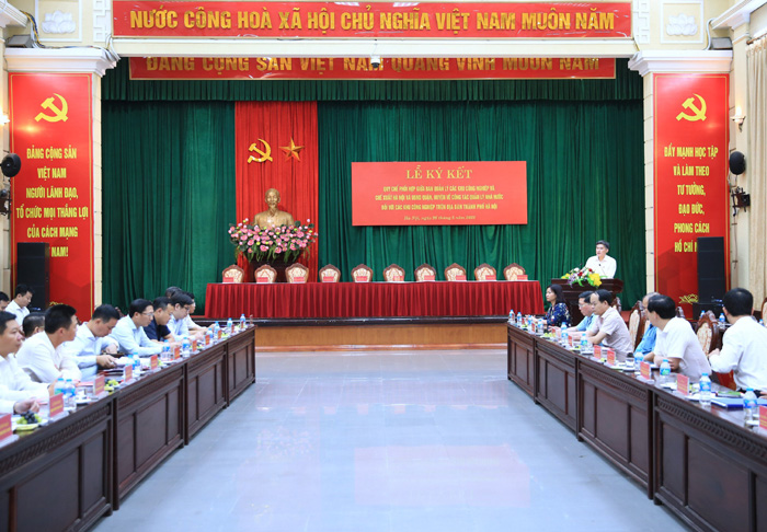 Quang cảnh lễ ký kết Quang cảnh lễ ký kết