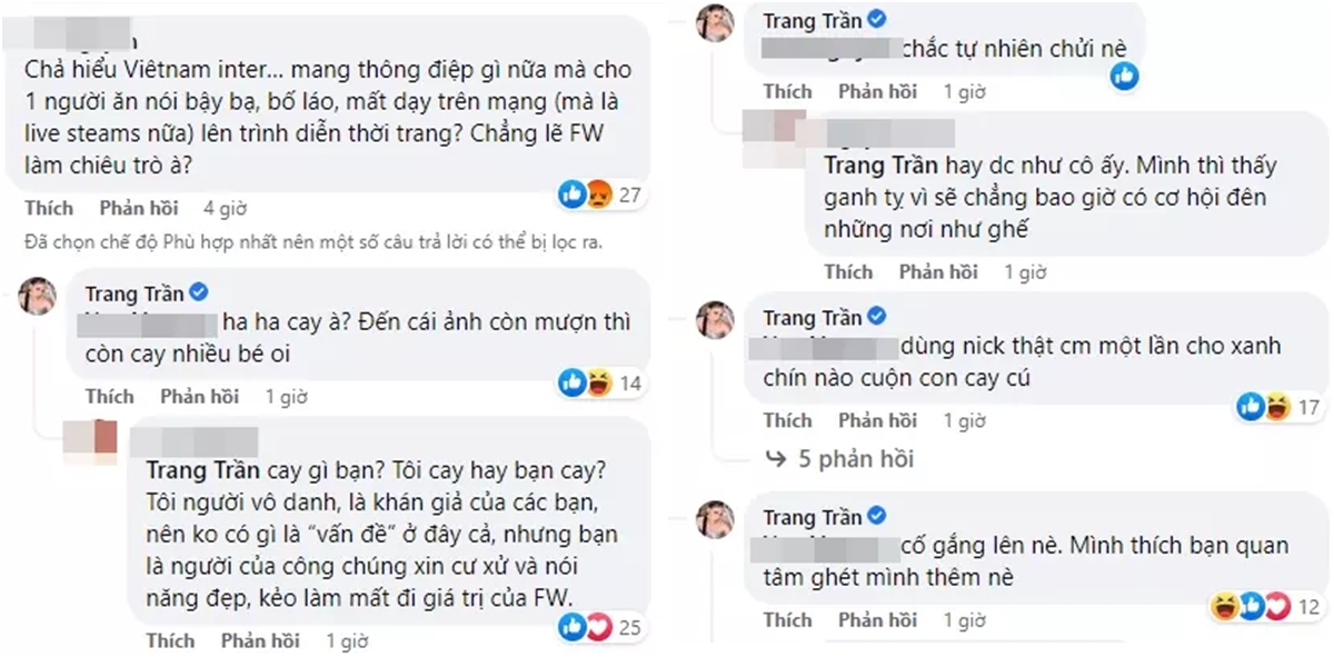 Bị dân mạng chê 'bố láo, mất dạy', Trang Trần có cách đáp trả đầy oái oăm