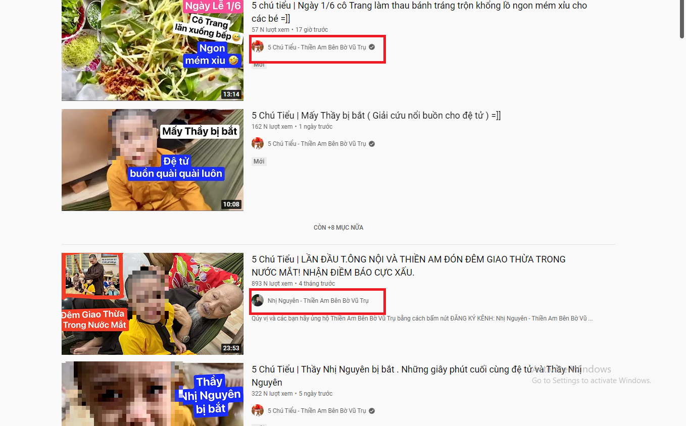 Kẻ 'khua chiêng múa trống' bị bắt, nhóm người Tịnh Thất Bồng Lai vẫn thường xuyên đưa trẻ em lên sóng MXH