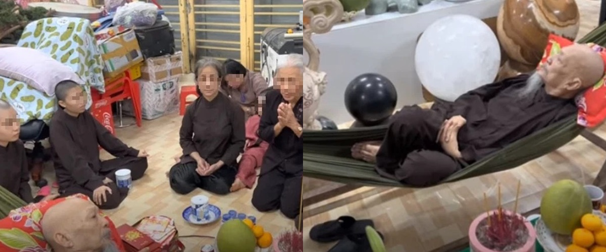 Dịp tết Nhâm Dần vừa qua, Lê Tùng Vân đã tập trung đệ tử tới 'Tịnh Thất Bồng lai' hành lễ trang trọng, thậm chí được tế sống khiến dư luận dậy sóng phẫn nộ