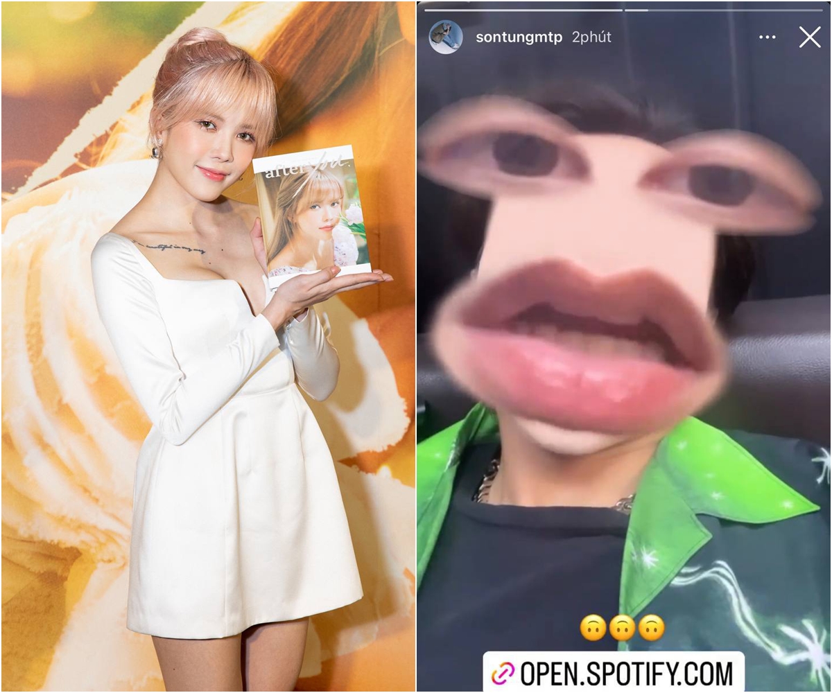 Sơn Tùng đăng tải bài viết kêu gọi fan nghe bản phối mới Cơn Mưa Ngang Qua giữa lúc Thiều Bảo Trâm cho ra mắt dự án mới