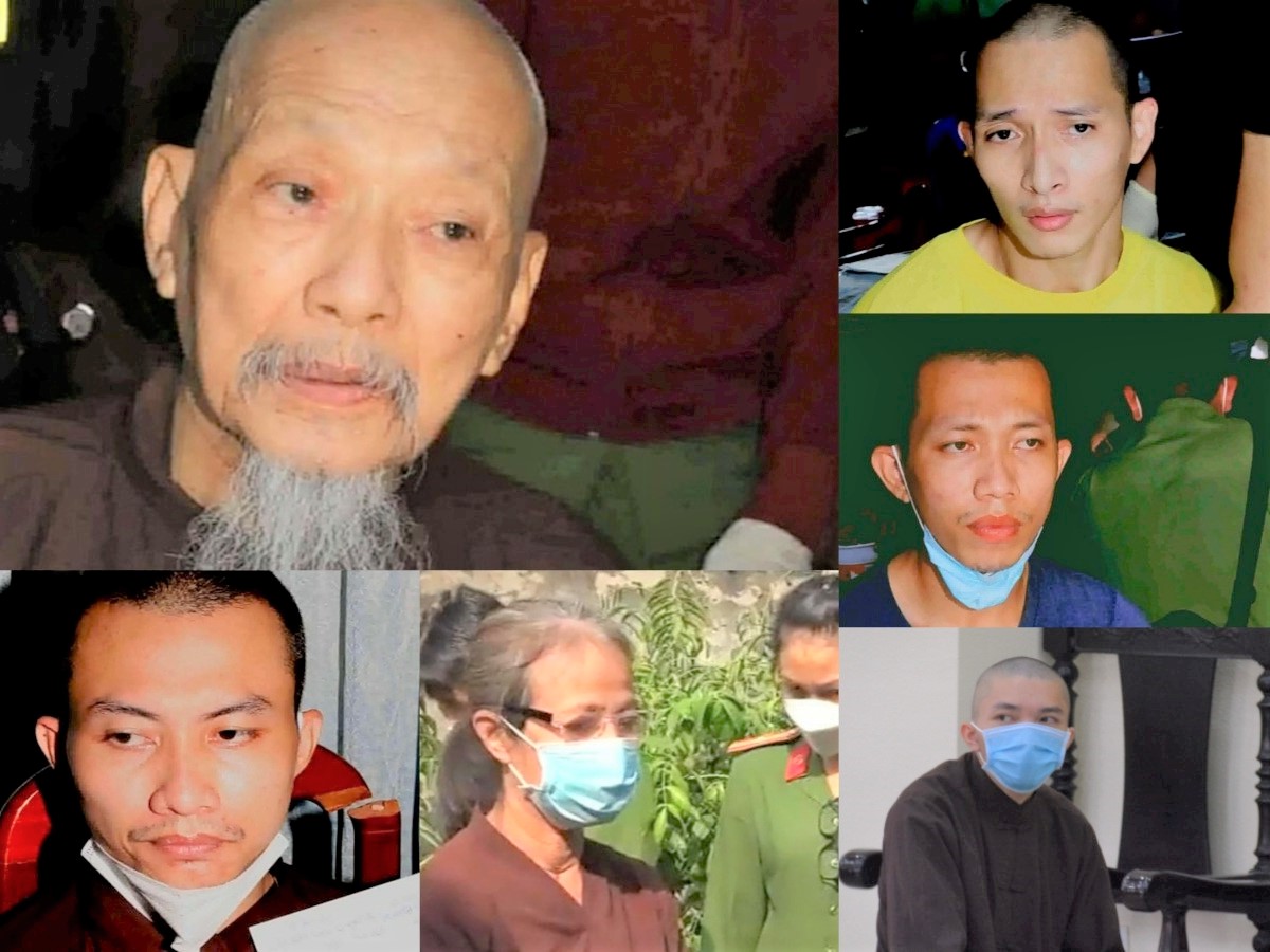 Các bị trong vụ Tịnh Thất Bồng Lai: Lê Tùng Vân, Cao Thị Cúc, Lê Thanh Hoàn Nguyên, Lê Thanh Nhất Nguyên, Lê Thanh Trùng Dương, Lê Thanh Nhị Nguyên Các bị trong vụ Tịnh Thất Bồng Lai: Lê Tùng Vân, Cao Thị Cúc, Lê Thanh Hoàn Nguyên, Lê Thanh Nhất Nguyên, Lê Thanh Trùng Dương, Lê Thanh Nhị Nguyên