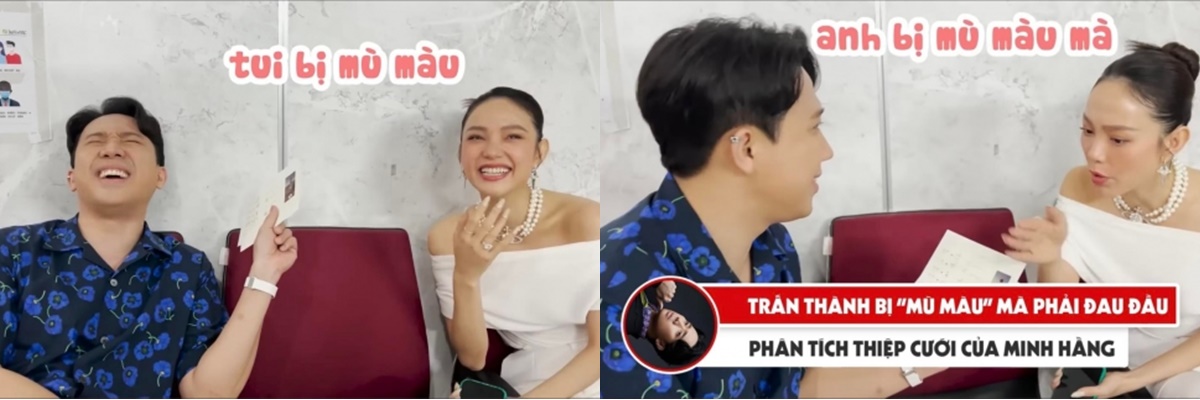 Trấn Thành không ngần ngại thừa nhận bản thân mình bị chứng 'mù màu'