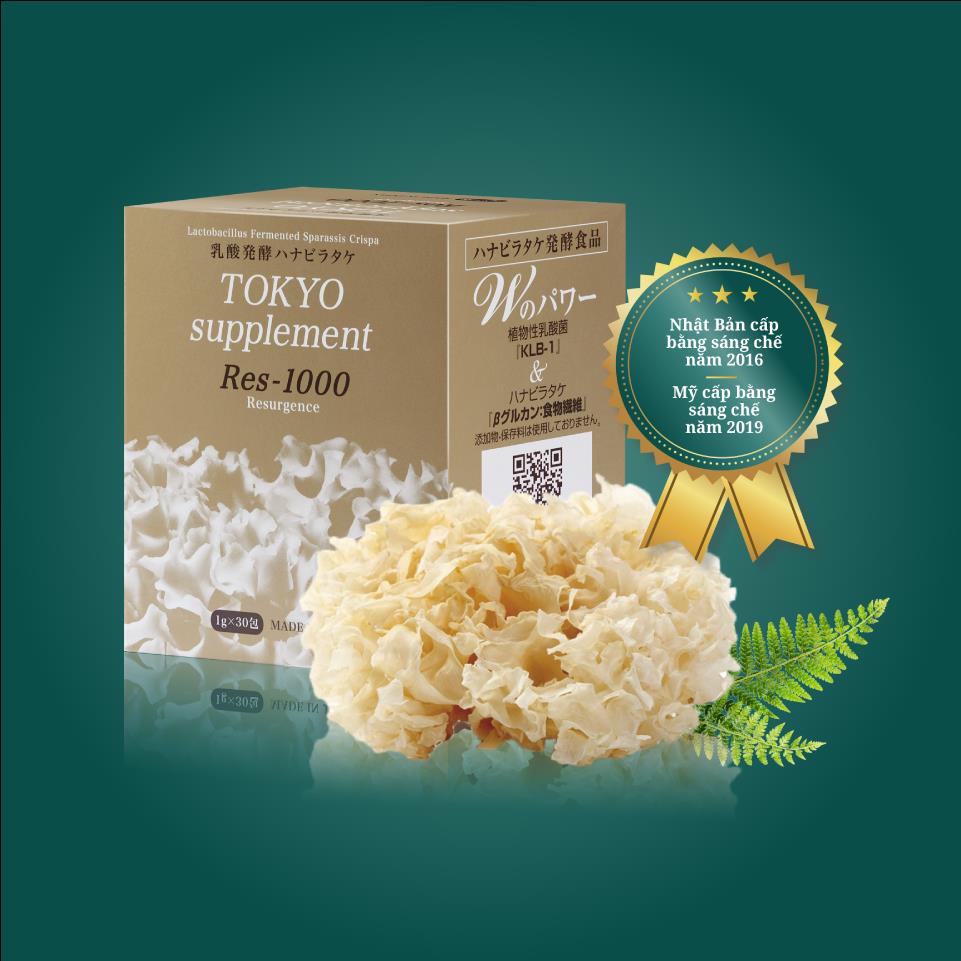 Nấm quý Hanabiratake chứa Beta glucan 1-3 - hỗ trợ tăng cường miễn dịch.