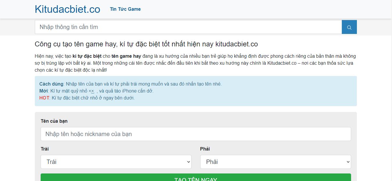 Giới trẻ phát sốt với kiểu tạo tên game hay, độc bằng kí tự đặc biệt - Ảnh 1