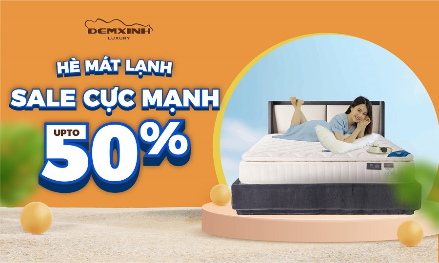 Chào hè mát lạnh - Đệm Xinh sale cực mạnh 1 Chào hè mát lạnh - Đệm Xinh sale cực mạnh 1