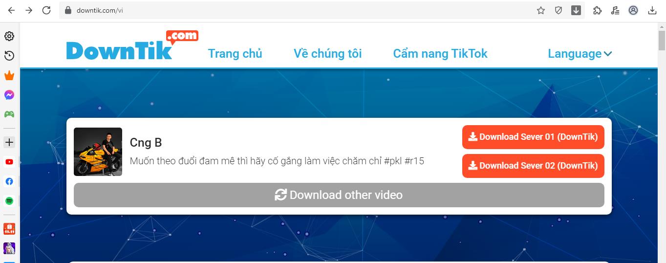 Hướng dẫn TikTok downloader at DownTik siêu dễ 4 Hướng dẫn TikTok downloader at DownTik siêu dễ 4