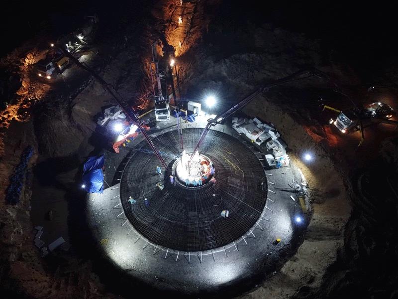 HALEDCO lắp đặt đèn pha LED để chiếu sáng trong nhà và ngoài trời của nhà máy điện gió Thuận Nhiên Phong