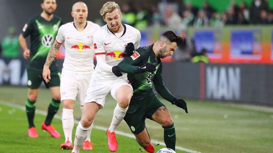 Leipzig đang có phong độ tốt hơn Wolfsburg rất nhiều (Ảnh: Sportbuzzer)