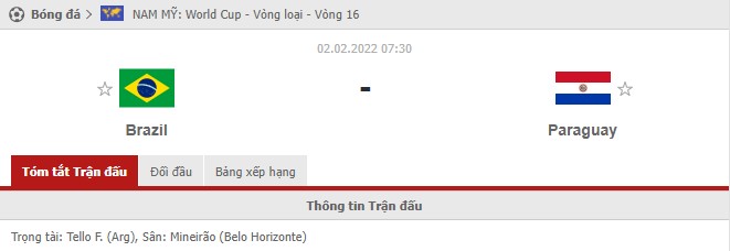 Nhận định Brazil vs Paraguay (7h30 02/02/2022) vòng loại World Cup: Điệu Samba của Selecao - Ảnh 1 Nhận định Brazil vs Paraguay (7h30 02/02/2022) vòng loại World Cup: Điệu Samba của Selecao - Ảnh 1