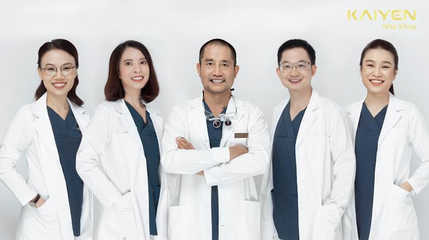 Đội ngũ Bác sĩ danh tiếng tại Nha Khoa Kaiyen với nhiều năm tu nghiệp tại nước ngoài