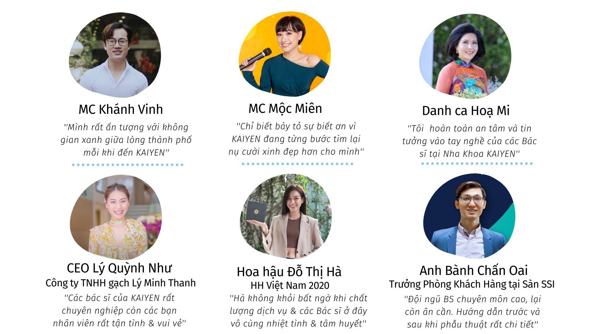 Tất cả các Khách hàng đều rất hài lòng khi sử dụng dịch vụ tại Nha Khoa Kaiyen