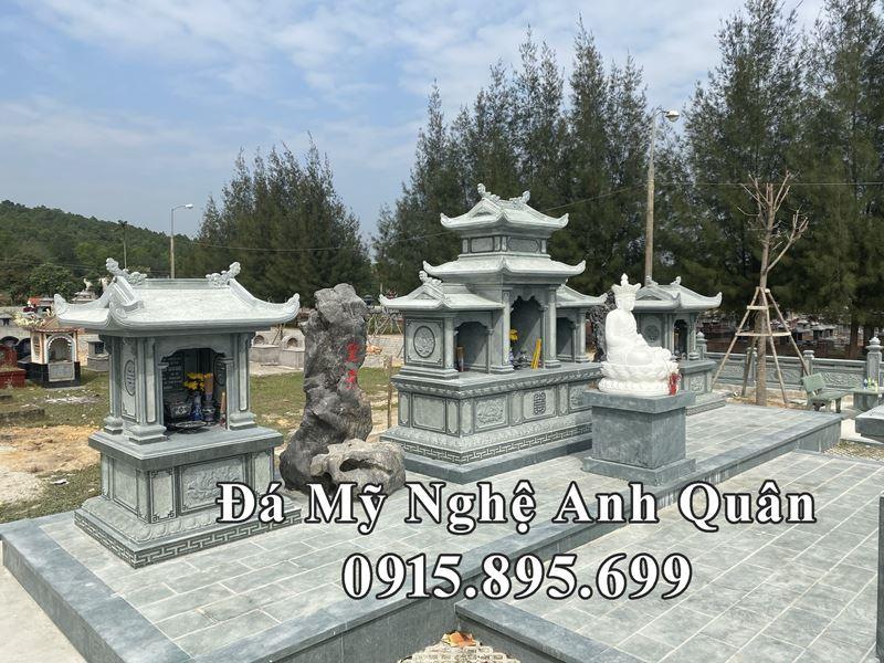 Lăng đá hai mái tinh tế