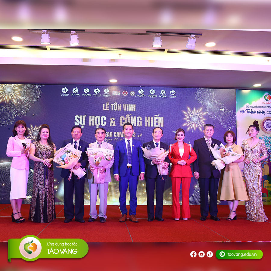 Lễ Tôn vinh Sự học và Cống hiến của Tập đoàn Táo Vàng Toàn Cầu thu hút sự quan tâm lớn