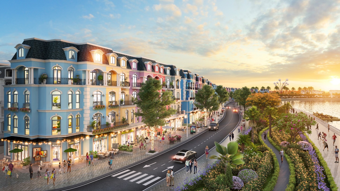 Giải mã sức hút của Shophouse mặt hồ phân khu Kim Long - Ảnh 3 Giải mã sức hút của Shophouse mặt hồ phân khu Kim Long - Ảnh 3