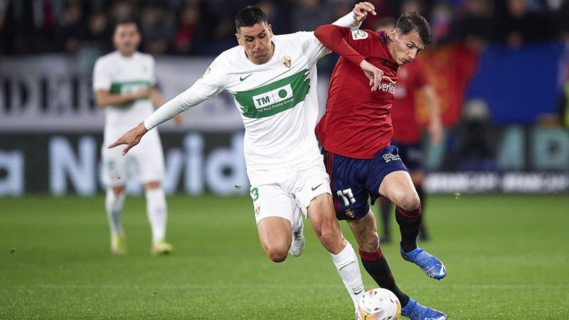 Cả Elche vs Osasuna đều đang có tâm lý thi đấu khá thoải mái (Ảnh: Twitter)