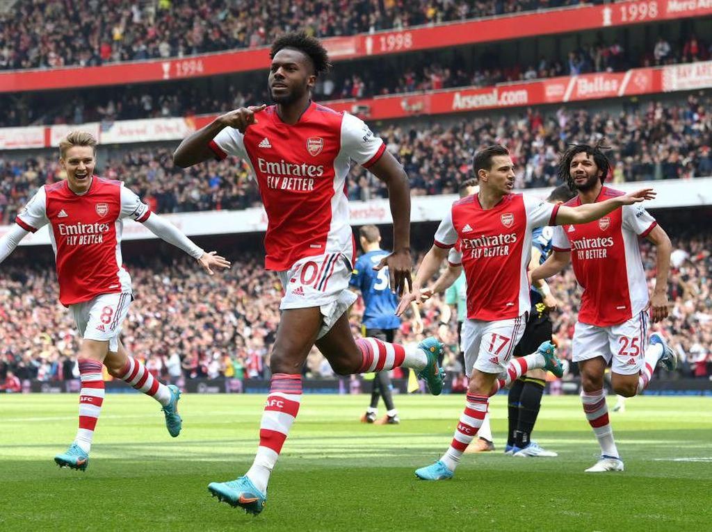 Chiến thắng tại London Stadium tới đây sẽ giúp Arsenal gần như đảm bảo vị trí trong top 4 (Ảnh: Twitter)