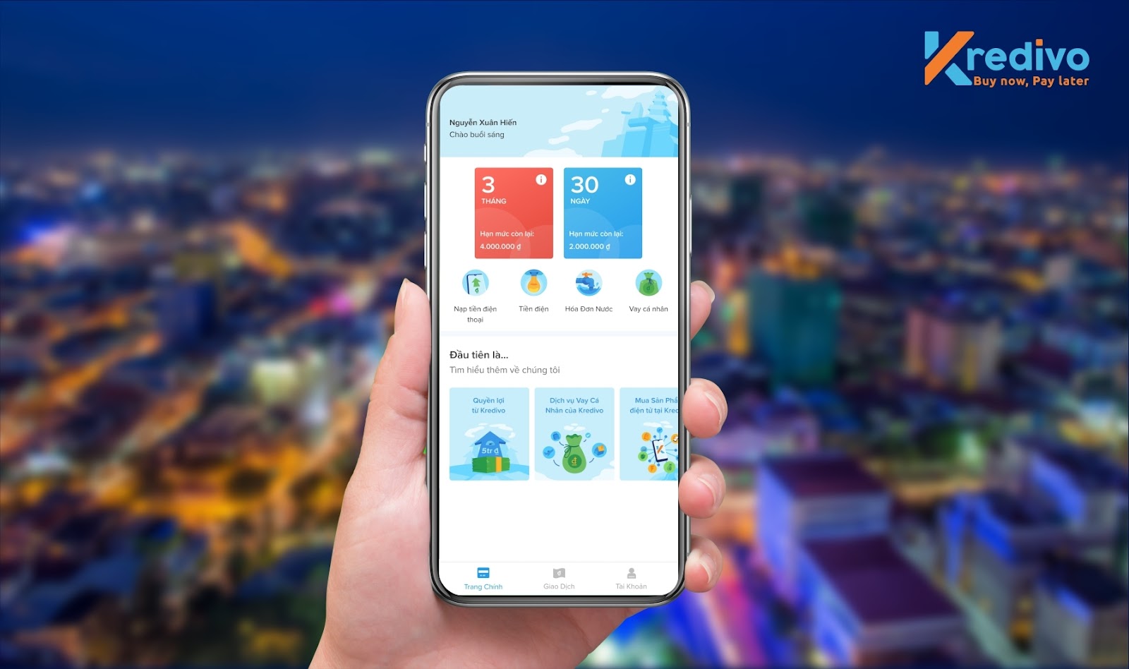 Mua trước trả sau Kredivo Mua trước trả sau Kredivo