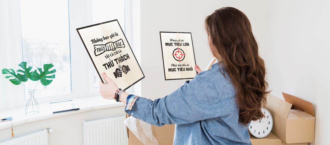 Xưởng tranh slogan Levushop: Ý tưởng tranh tạo động lực từ gỗ sáng tạo - Ảnh 4