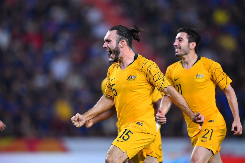 Các cầu thủ U23 Australia đang được đánh giá cao hơn đối thủ của mình trong ngày ra quân (Ảnh: baotintuc) Các cầu thủ U23 Australia đang được đánh giá cao hơn đối thủ của mình trong ngày ra quân (Ảnh: baotintuc)